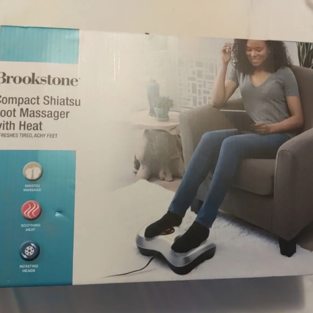 BrookStone Compact Foot Shiatsu Massager
